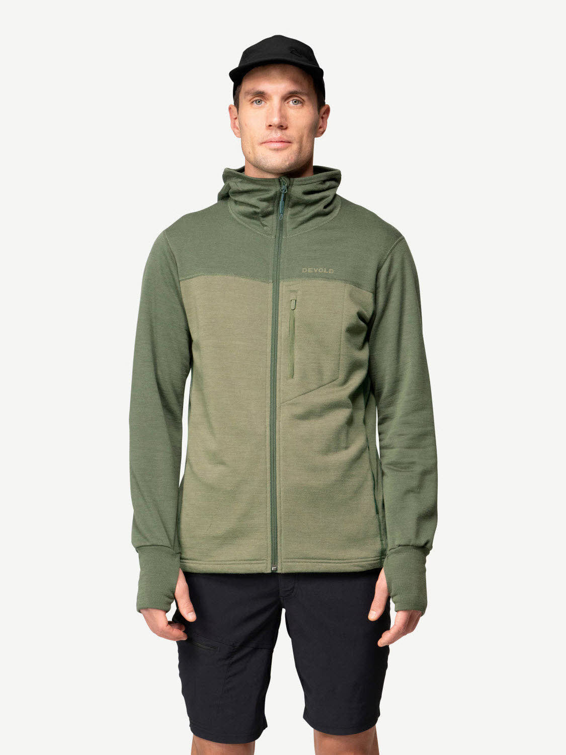 Devold EXPLORER MERINO HOODED JKT MAN