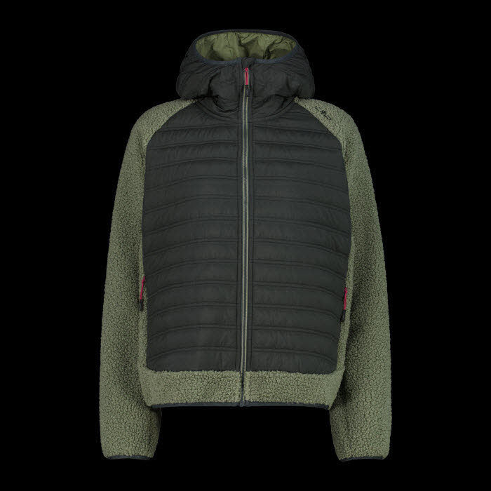 CMP WOMAN JACKET HYBRID FIX HOOD