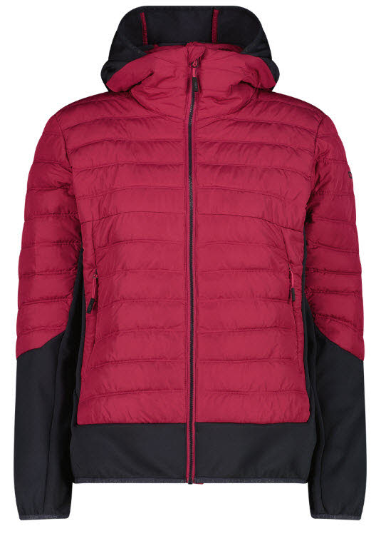 CMP WOMAN JACKET HYBRID FIX HOOD