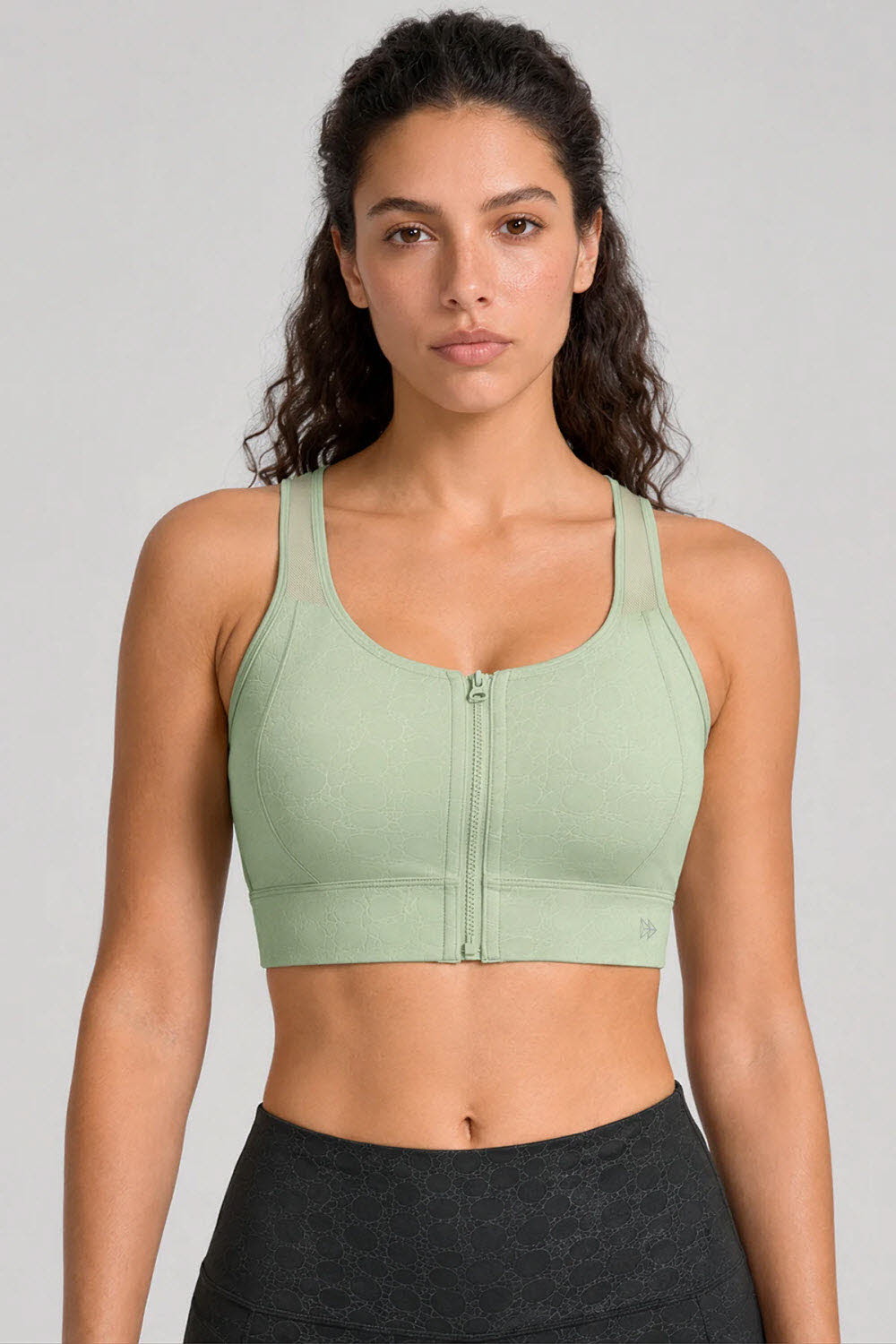 Yvette Sports Bra Zip Sandra