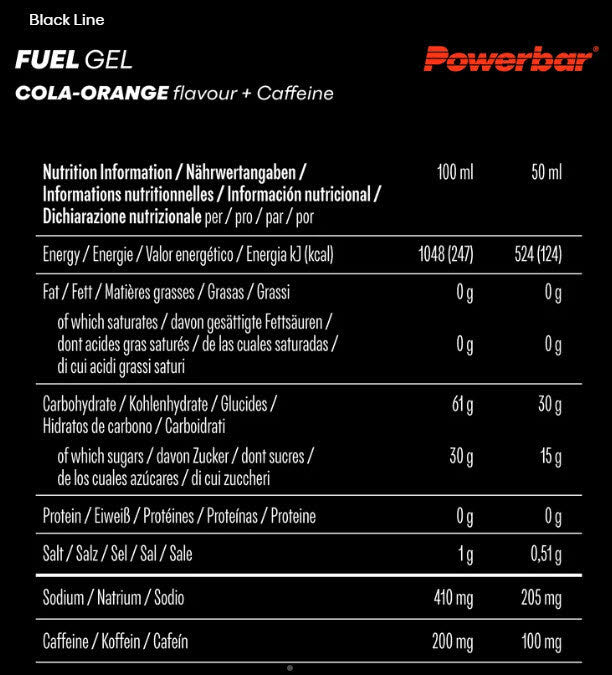 PowerBar PowerGel Fuel 30