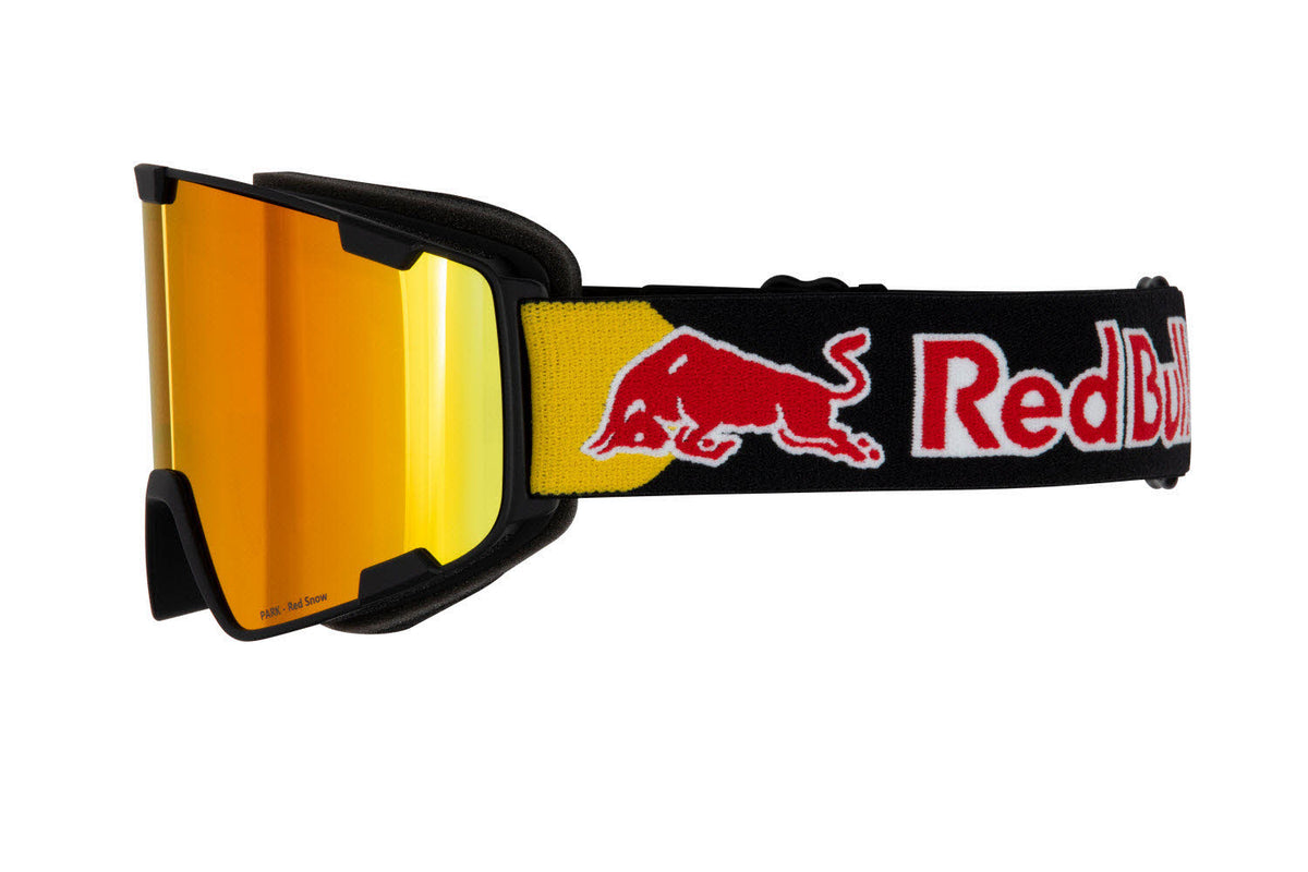 Red Bull Park verspiegelt rot