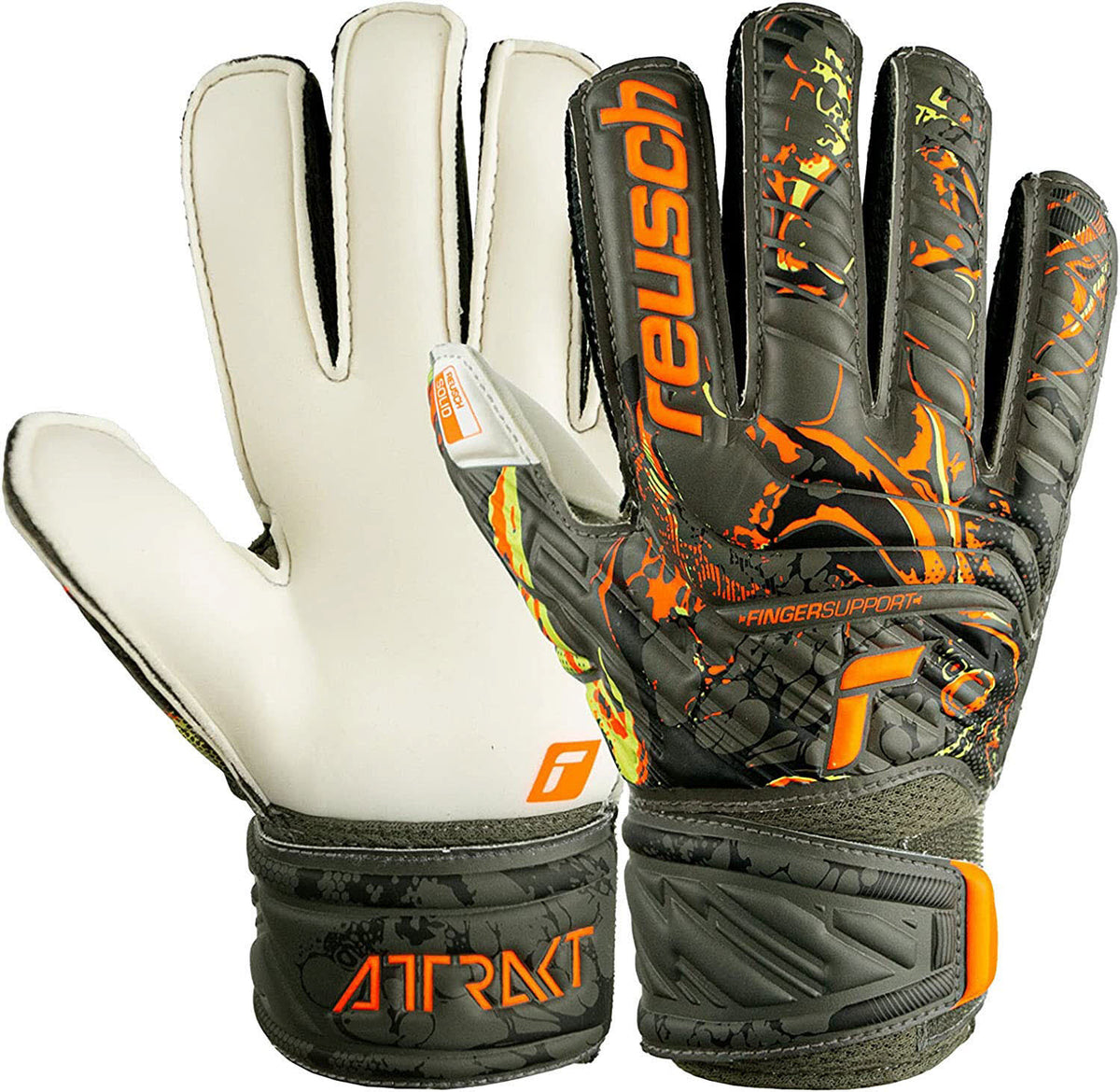 Reusch Attrakt Solid Finger Support Junior