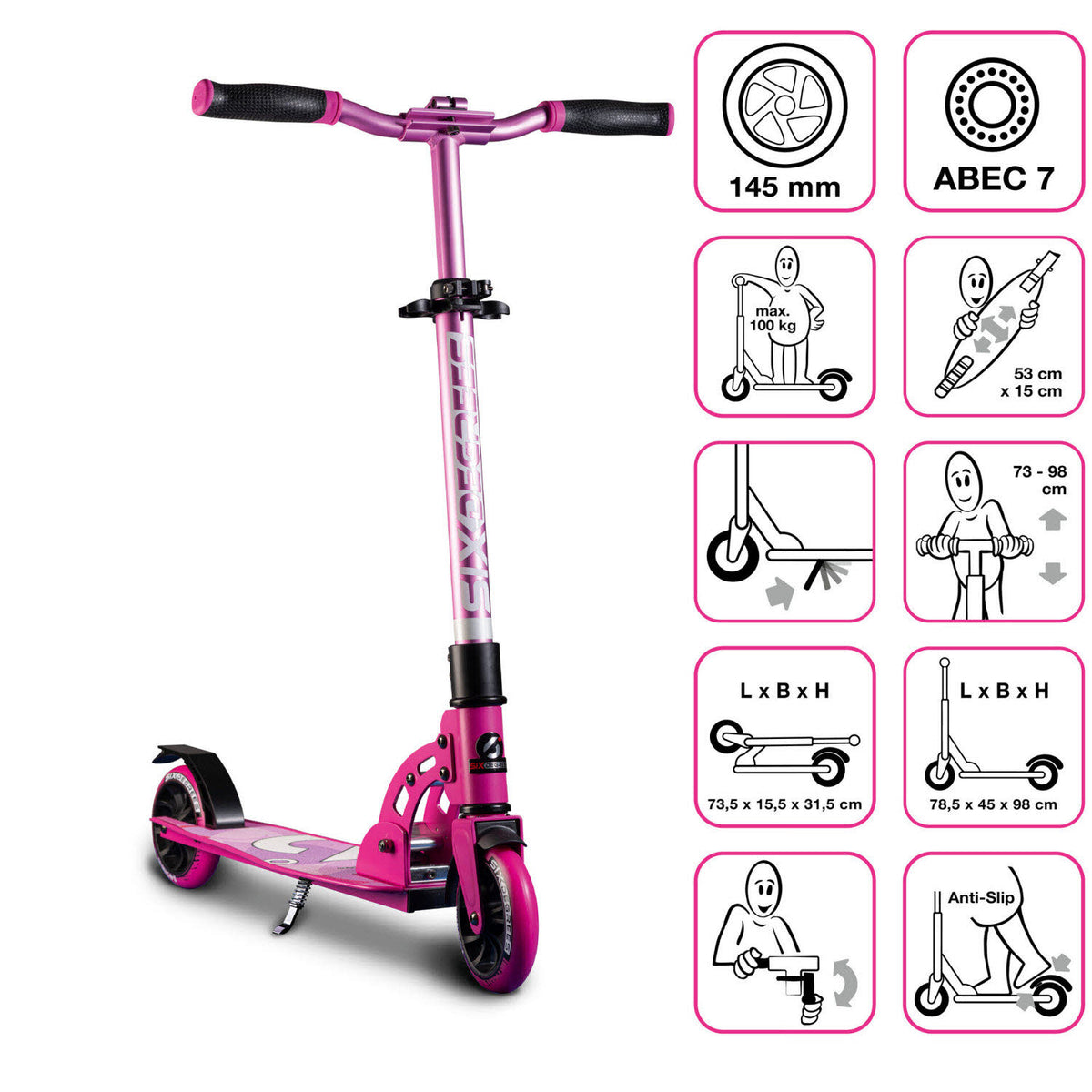 SIX DEGREES Aluminium Scooter JR
