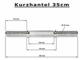 V3Tec Dumbbell Bar 35cm