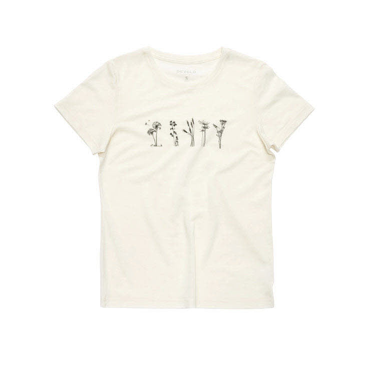 Devold CLASSIC FLOWERS TEE WMN