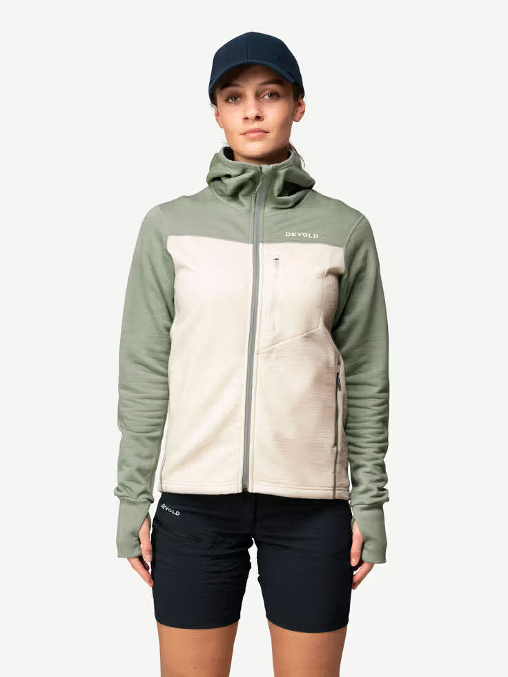 Devold EXPLORER MERINO HOODED JACKET WOMEN