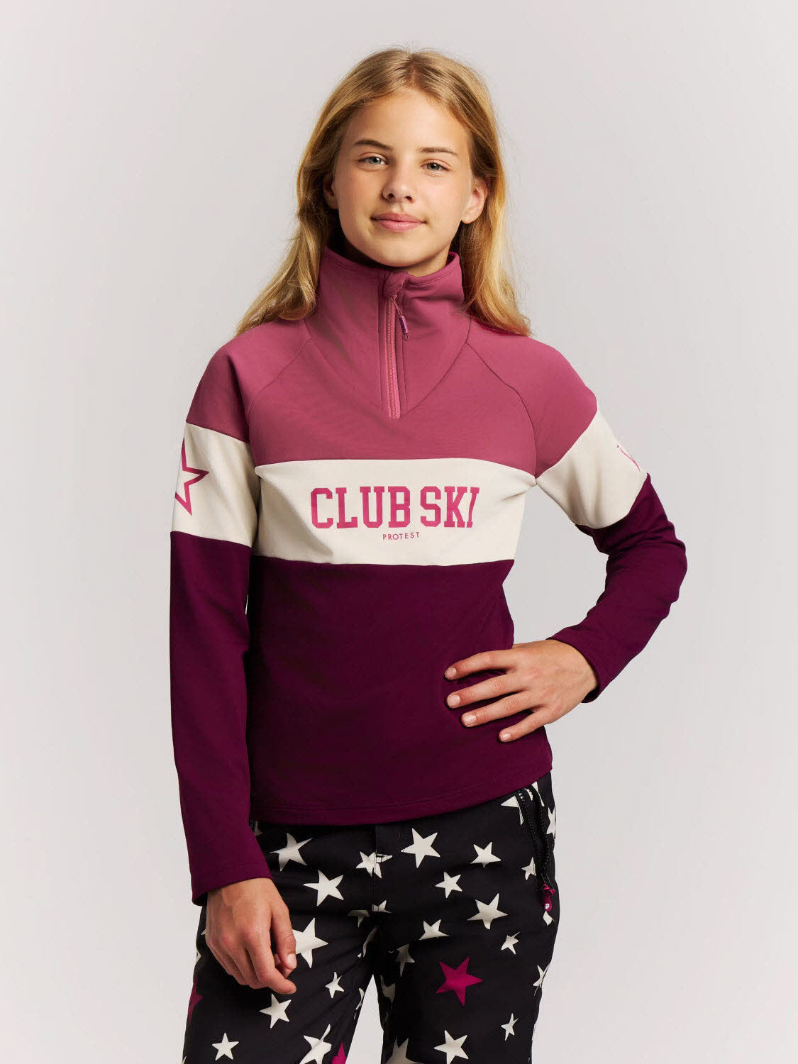 Protest PRTRobena JR 1/4 zip active top