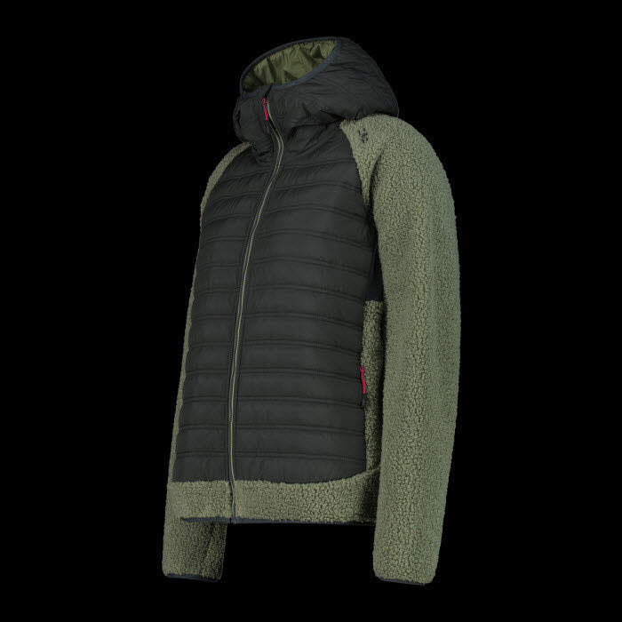 CMP WOMAN JACKET HYBRID FIX HOOD