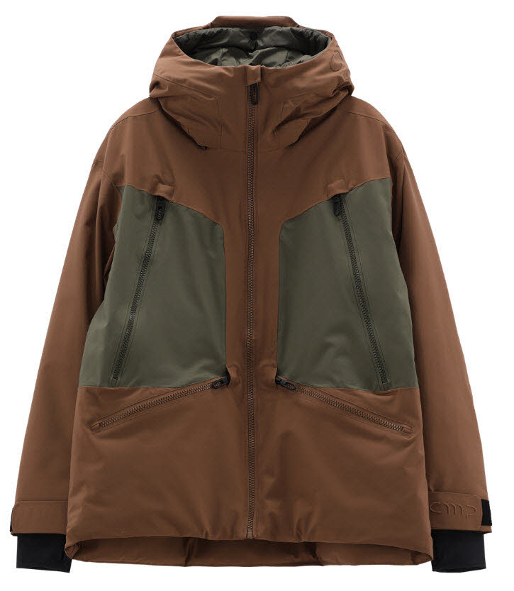 CMP MAN JACKET FIX HOOD WITH INNER GAITER