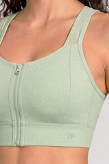 Yvette Sports Bra Zip Sandra