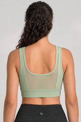Yvette Sports Bra Zip Sandra