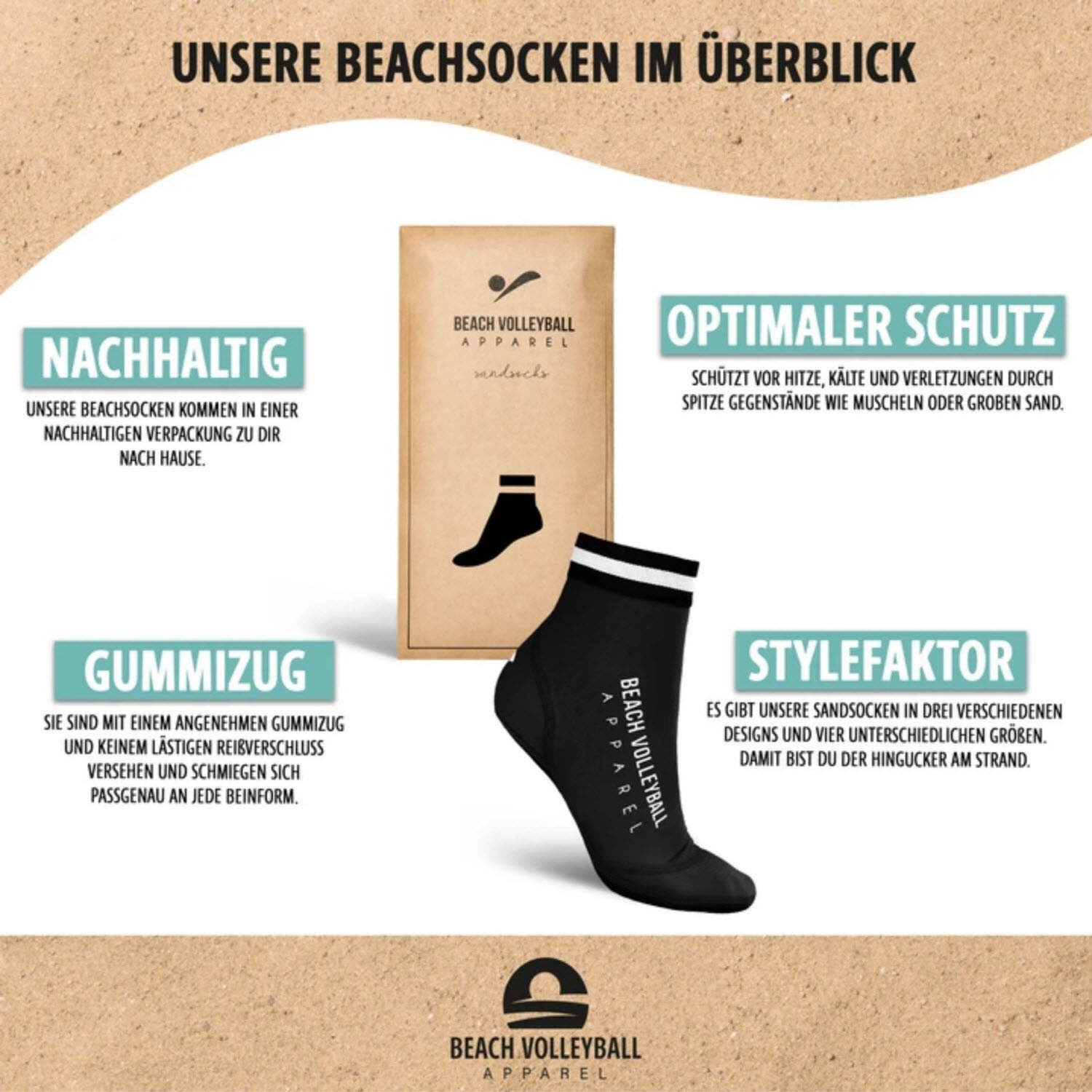 Beach Volleyball Apparel Beachsocken CLASSIC