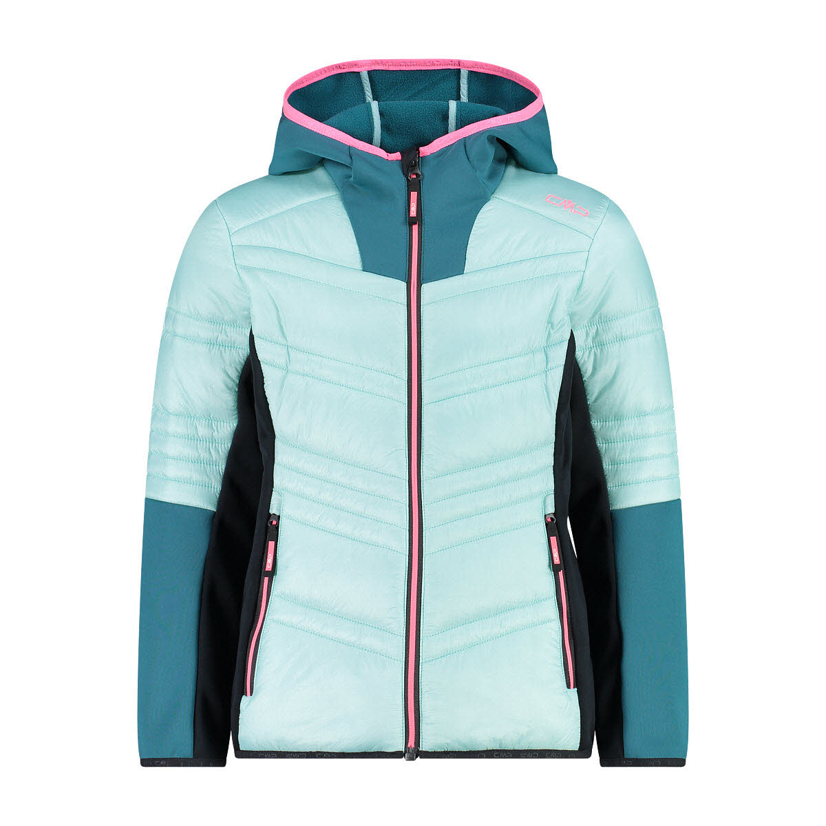 CMP KID G JACKET HYBRID FIX HOOD