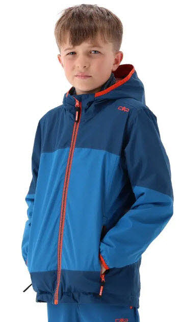 CMP KID JACKET FIX HOOD