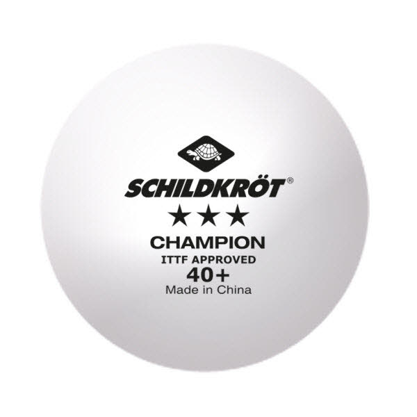 Donic Schildkröt TT-Ball 3-Stern CHAMPION POLY 40+