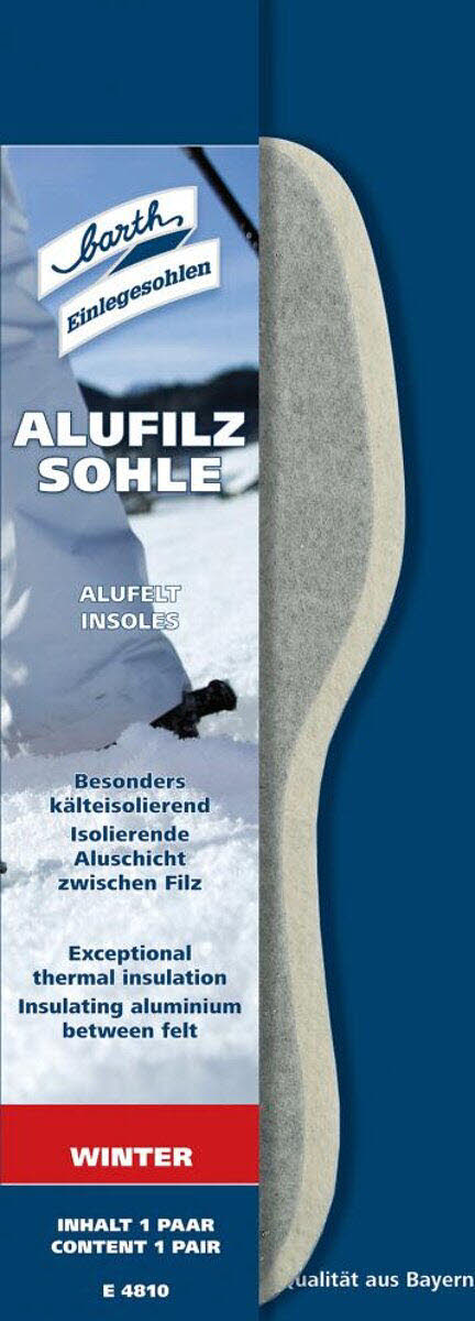 Barth Sohle Alu-Filz