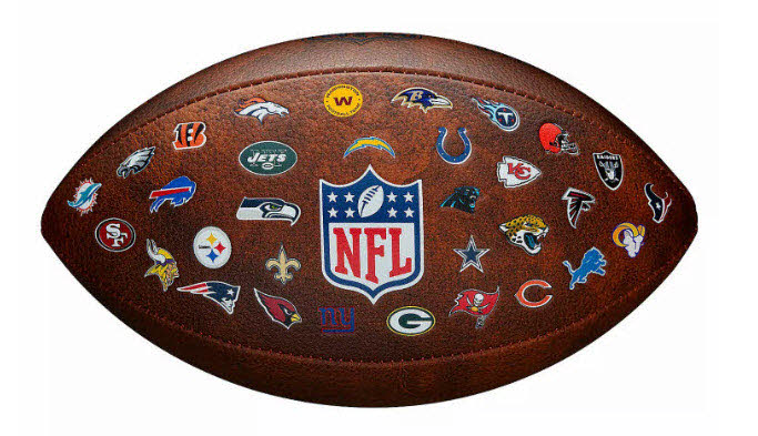 Wilson NFL JR THROWBACK FB 32 TEAM LO