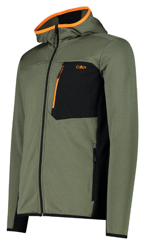 CMP MAN JACKET FIX HOOD