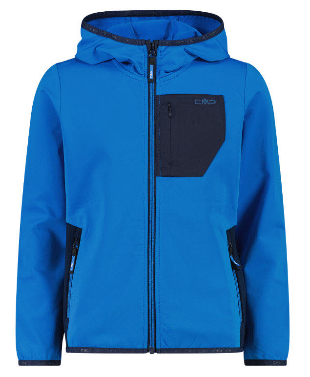 CMP KID JACKET FIX HOOD