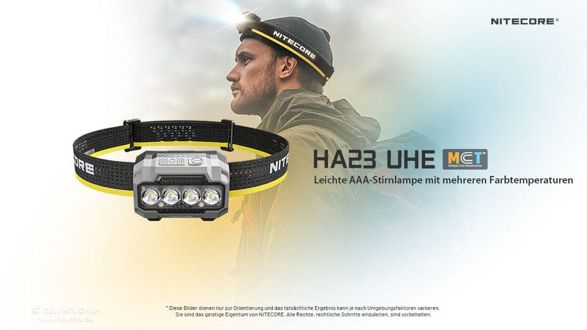 Nitecore HA23 UHE - 600 Lumen