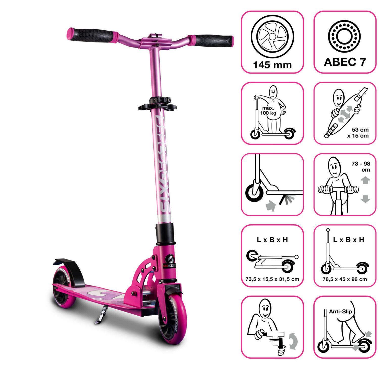 SIX DEGREES Aluminium Scooter JR