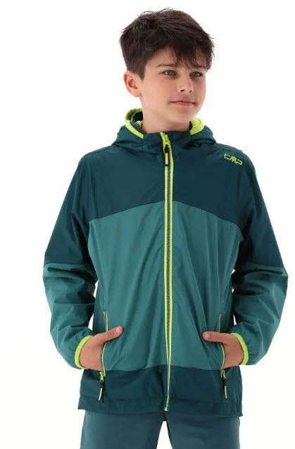 CMP KID JACKET FIX HOOD