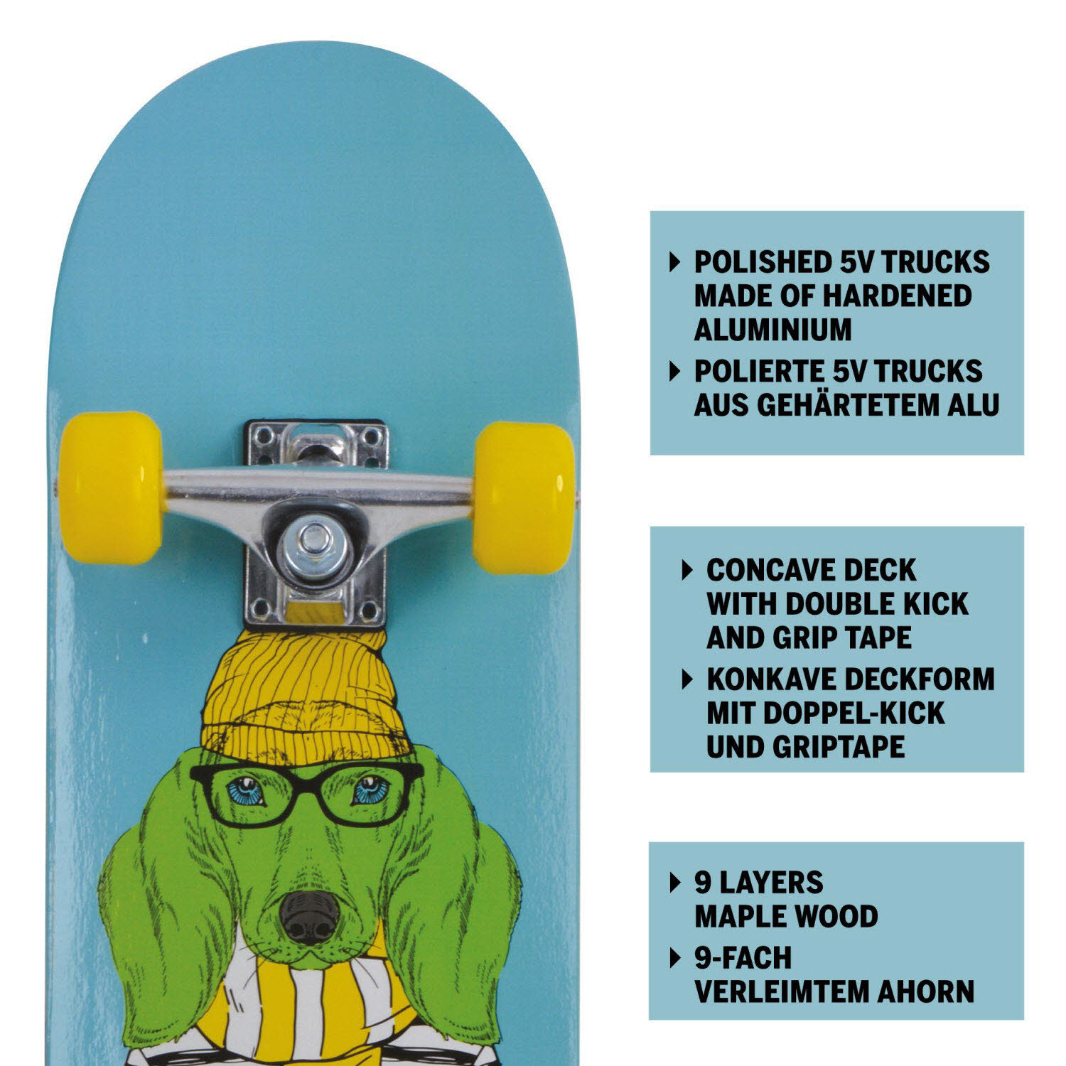 Schildkröt Skateboard KICKER 31"