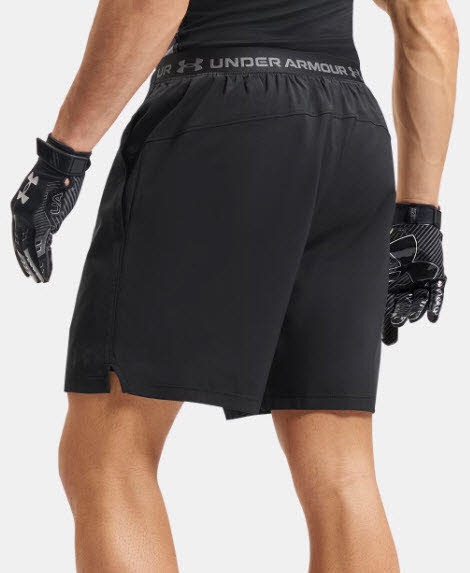 Under Amor Men's Woven Short DC-BLK
