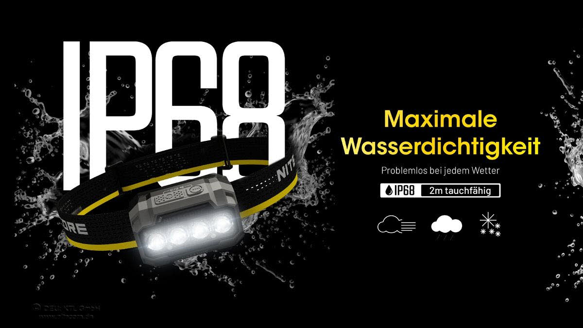 Nitecore HA23 UHE - 600 Lumen