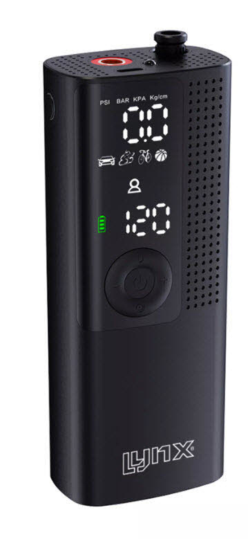 LYNX Mini Luftpumpe Akku Kompressor E-Blow 2