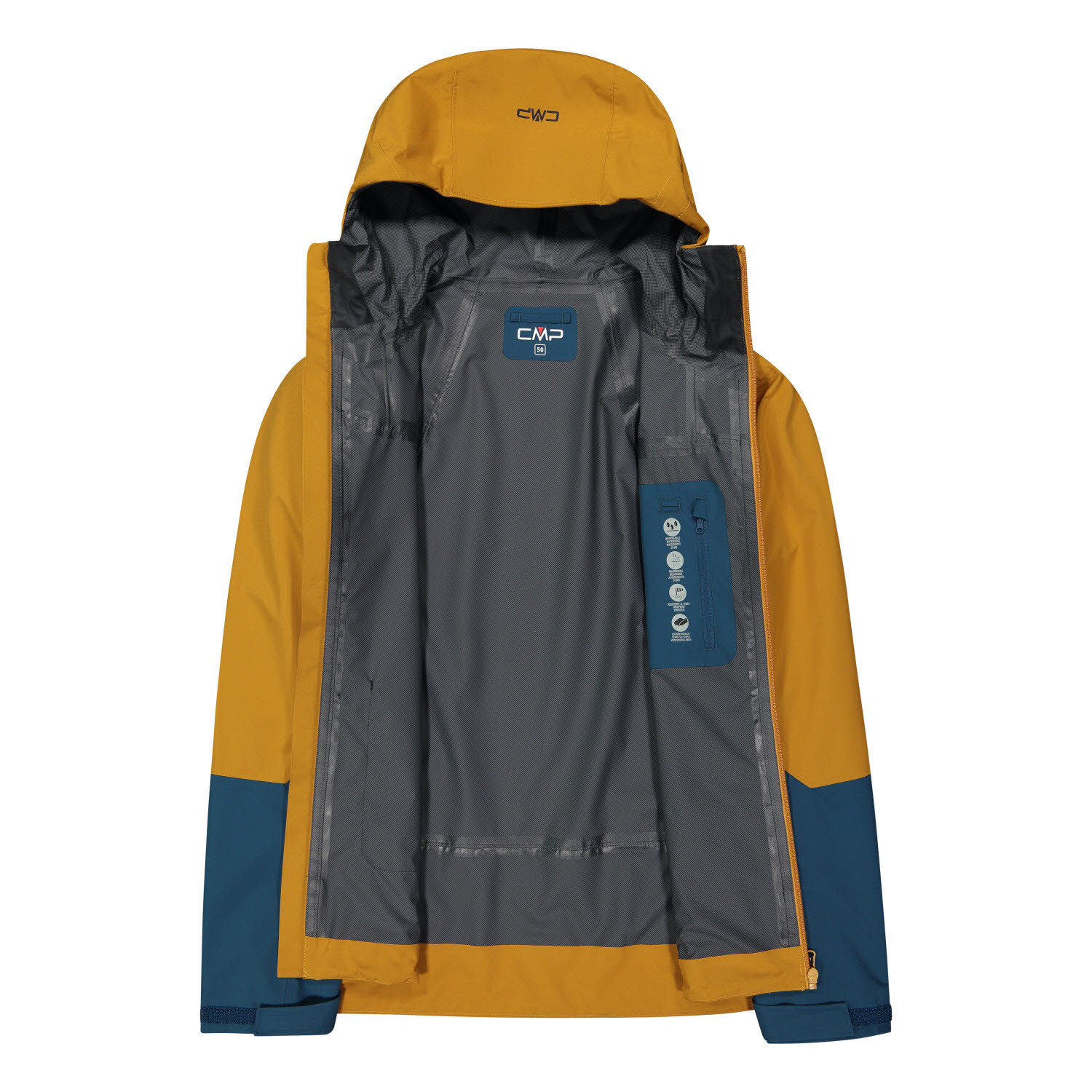 CMP MAN JACKET FIX HOOD