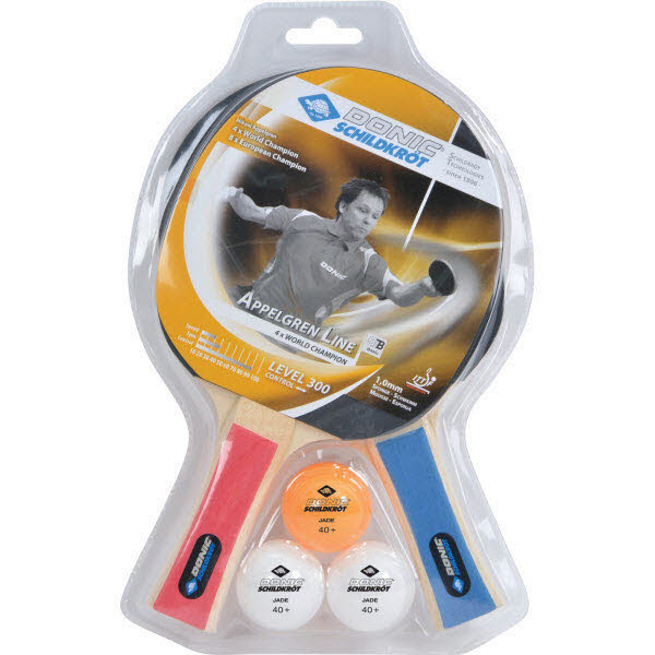 Donic Schildkröt Set 2xLevel300+3xBälle40+