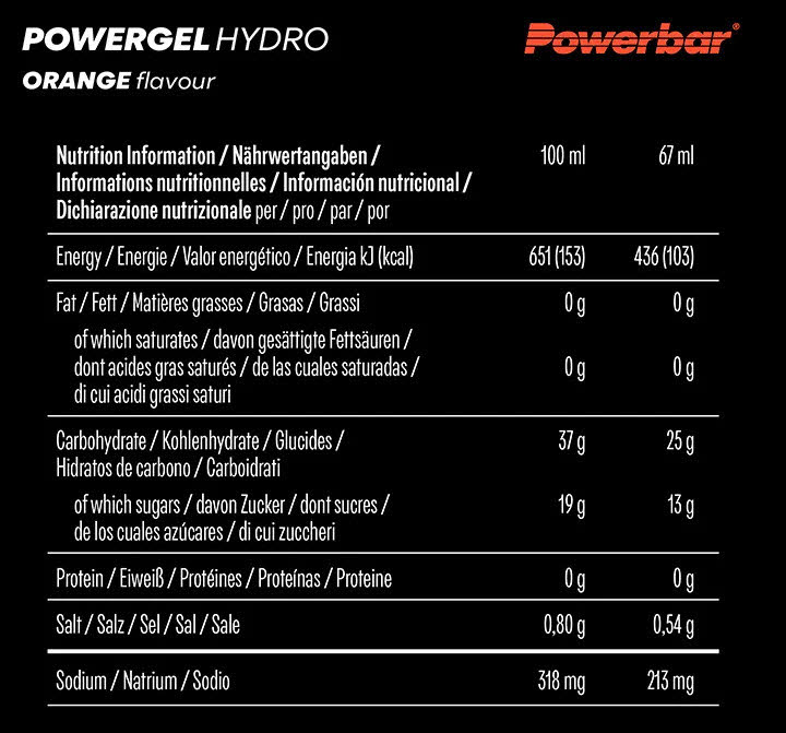 PowerBar PowerGel Hydro