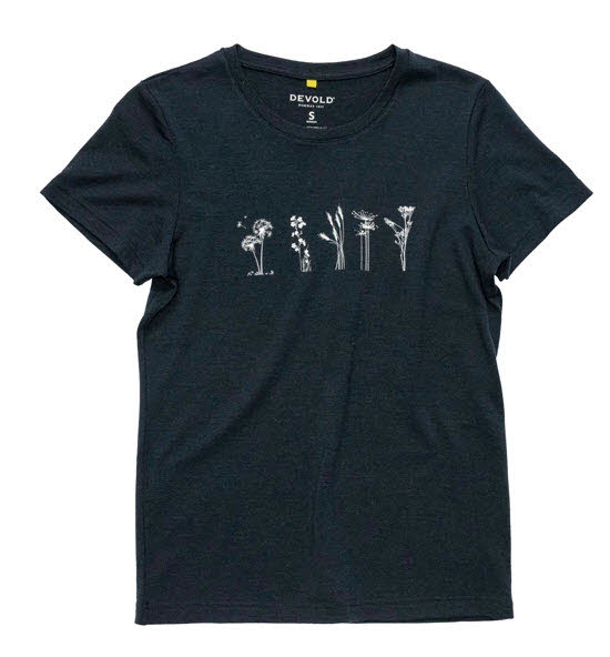 Devold CLASSIC FLOWERS TEE WMN