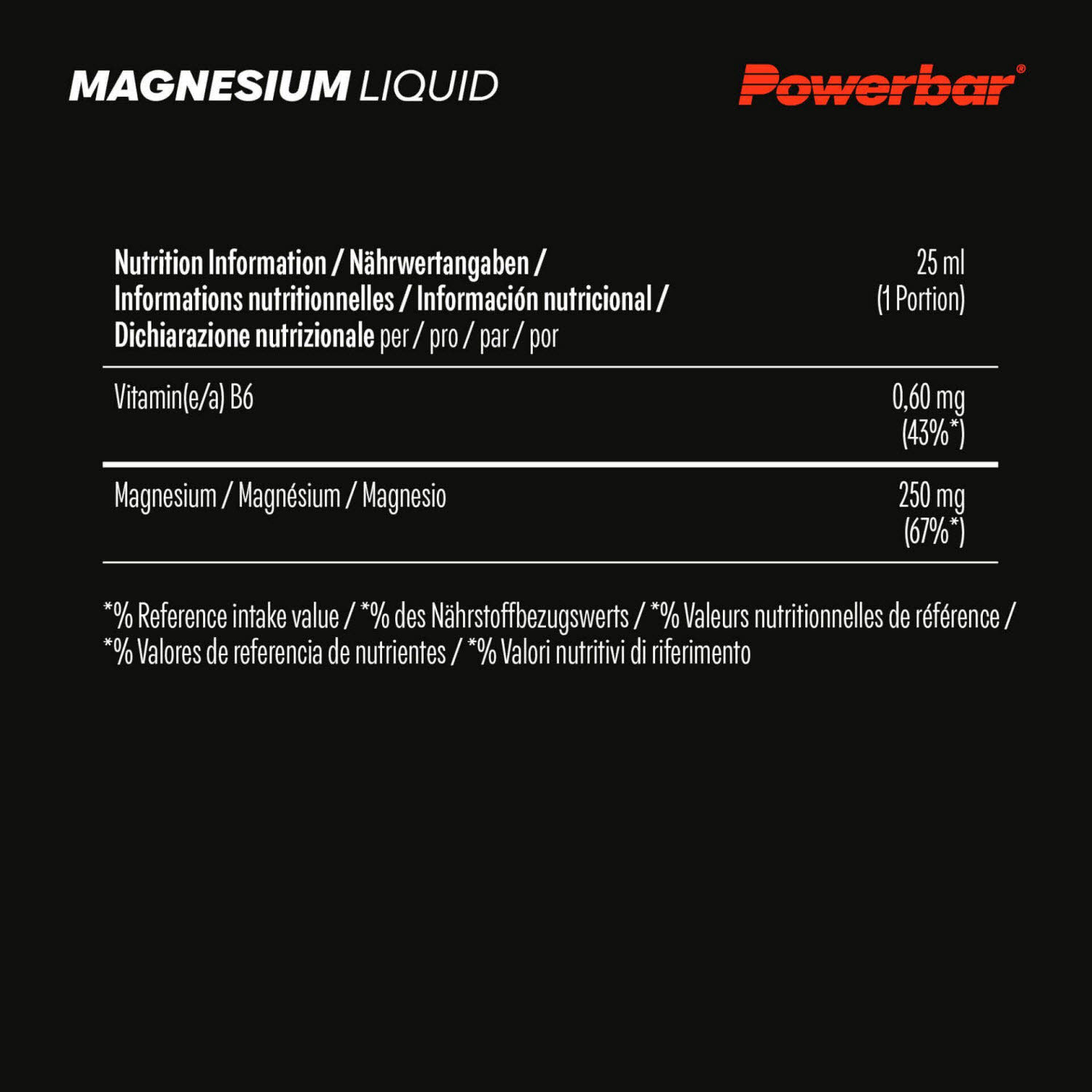 PowerBar Magnesium Liquid BlackLine